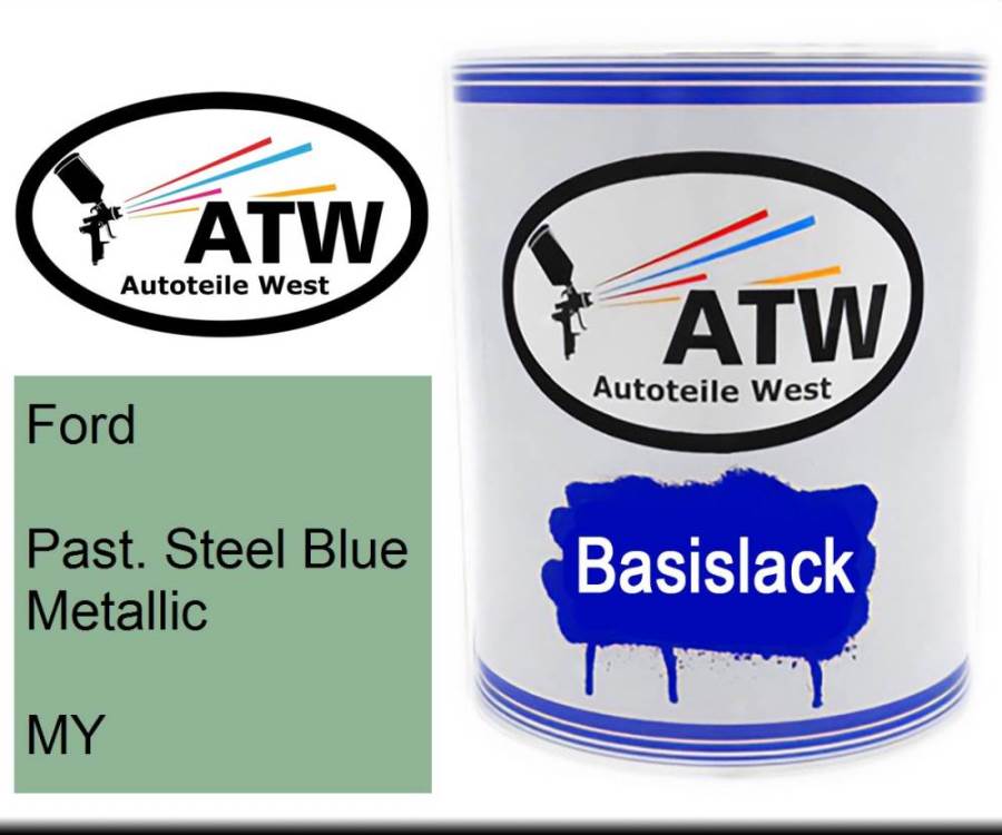 Ford, Past. Steel Blue Metallic, MY: 1L Lackdose, von ATW Autoteile West.